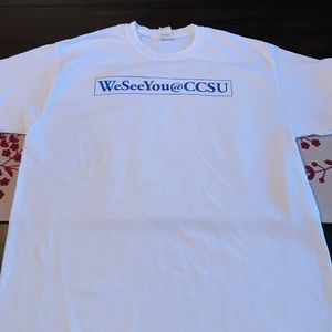 CCSU T-Shirt Lg WeSeeYou@CCSU